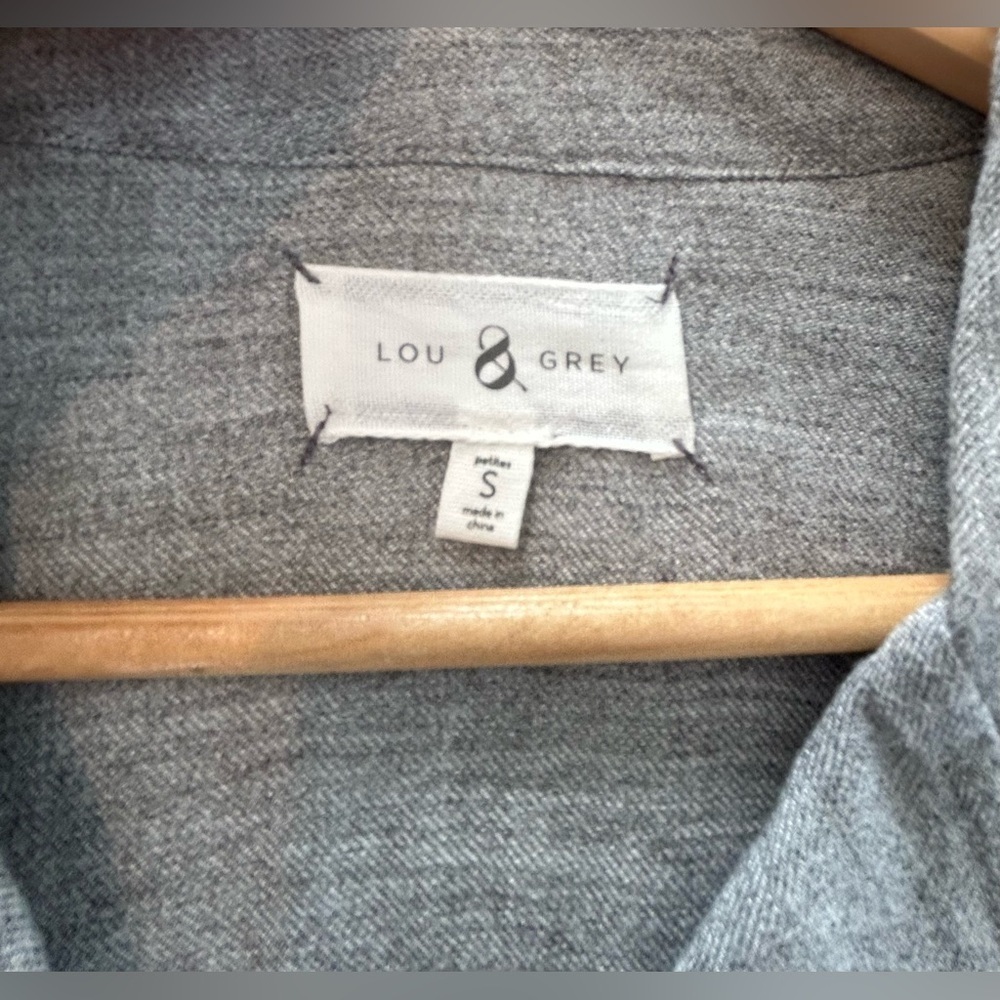 Lou & Grey Size Small Dress Tie at Front Great Condition Gray - Picture 8 of 9
